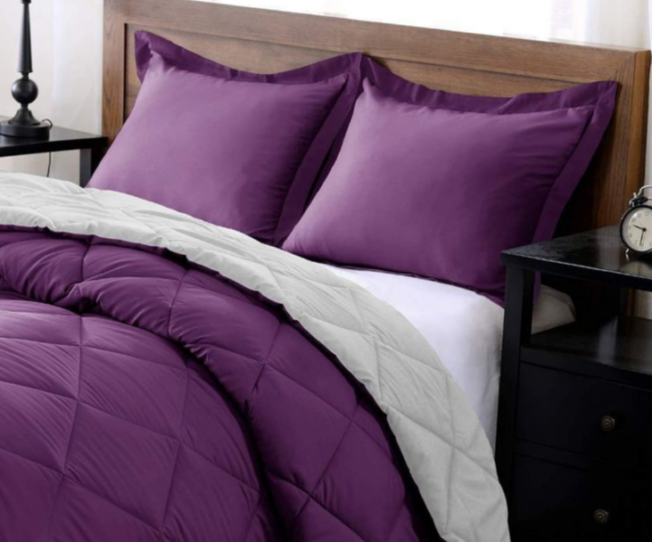 Edredones color morado