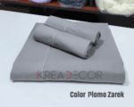 Sabanas color plomo zareck de Algodón de 200 hilos - Imagen 2