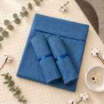 Sabanas color acero denim de Algodón de 200 hilos