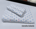Sabana de algodon de 200 hilos diseño estrella celeste - Imagen 2