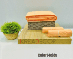Sabanas color melon de Algodón de 200 hilos - Imagen 2