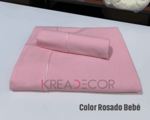 Sabanas color rosado bebe de Algodón de 200 hilos