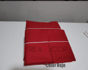 Sabanas color rojo de Algodón de 200 hilos