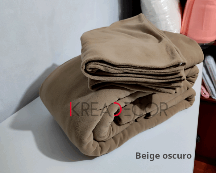 Sabanas Micropolar color Beige oscuro - Imagen 2