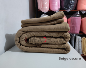 Sabanas Micropolar color Beige oscuro