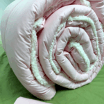 Edredones con reverso carnerito color rosado - Imagen 2