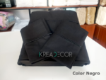 Juego de Sabanas color negro de Algodón de 200 hilos