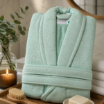 Salida de Baño waffle color alba glacial de 650 gramos